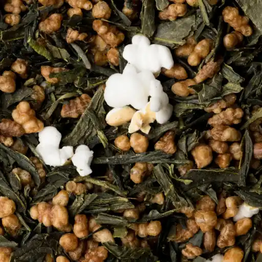 Genmaicha. Japanilainen vihreä tee.
